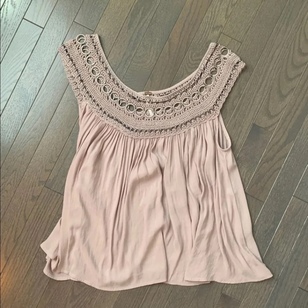 Free People metal detail top